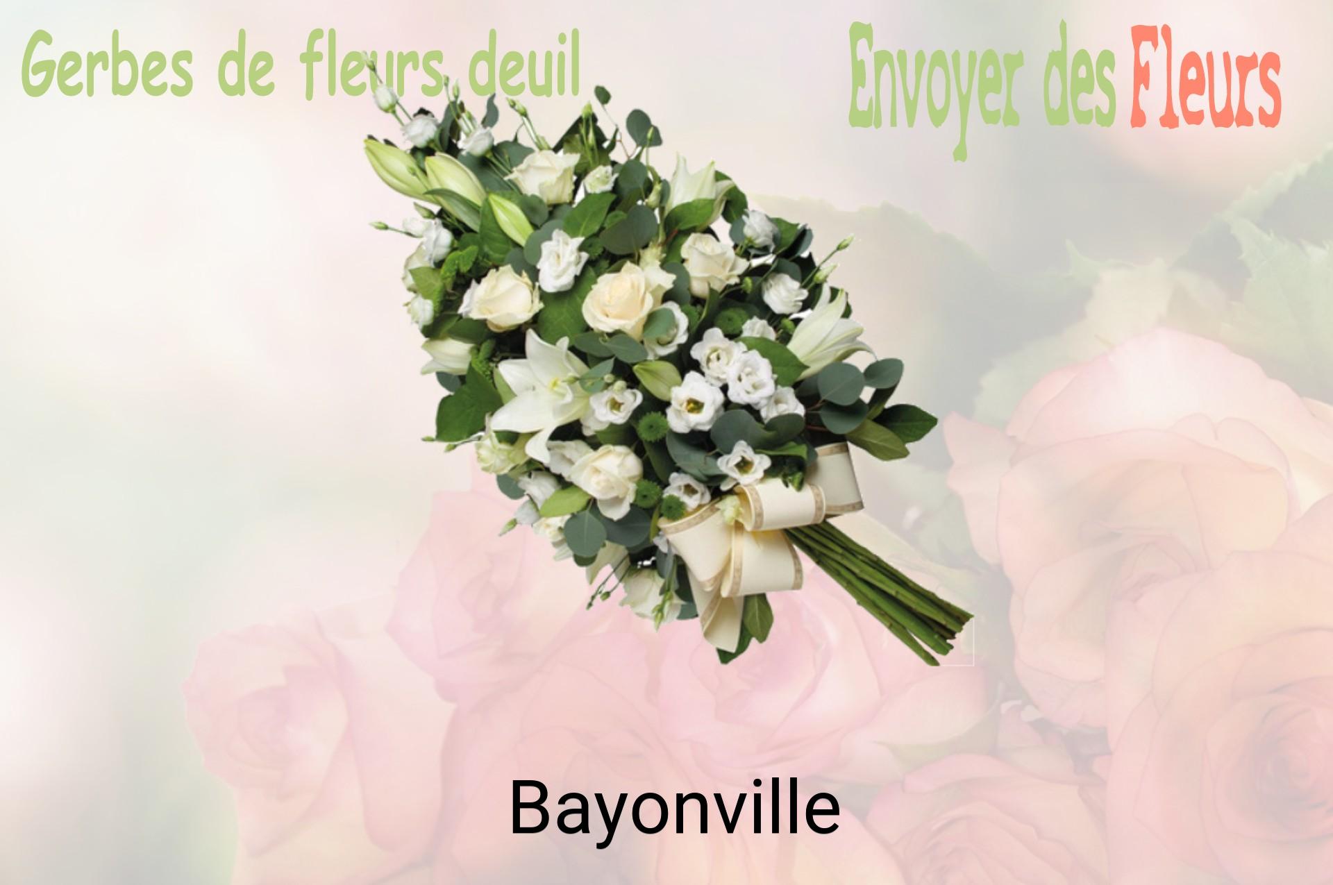 Gerbe de fleurs de deuil livrée à Bayonville